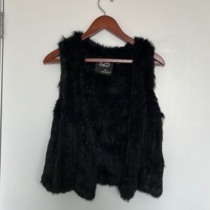 Cropped 525 America Luxe 100% Rabbit Fur Vest